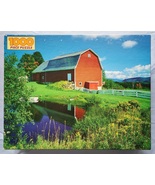 New Sealed Golden Western Publishing 1000 Piece Jigsaw Puzzle Barn and Pond USA - $22.00