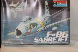 1/48 Scale Monogram, F-86 Sabre Jet Model Kit #5427 BN Open Box - $80.00