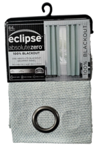 Eclipse Absolute Zero 100% Blackout One Grommet Panel 38x84in Walken Teal Poly - £20.77 GBP