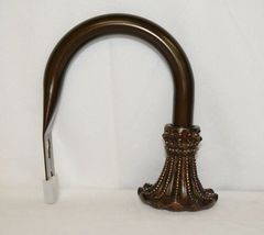 Kirsch Regency Collection 60110094 Weathered Bronze Beaded Trumpet Holdbacks image 2