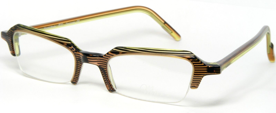 Vintage Max. MADISON 779 TRANSPARENT BROWN /OLIVE /BLACK EYEGLASSES 47-2... - $47.89
