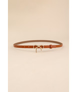 Thai Curry Bow Buckle Skinny Belt - $61.09 MXN