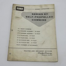 Ford Series 611 Self-Propelled Combine Assembly Instructions 1961 - $4.49