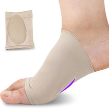 1 Pair Gel Plantar Fasciitis Foot Arch Support Sleeve Sock Soft Comfort - £11.59 GBP