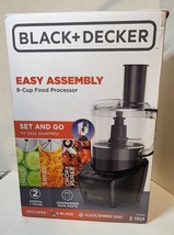 Black+Decker Easy Assembly 8-Cup Food Processor, Black, FP4200B - £32.70 GBP