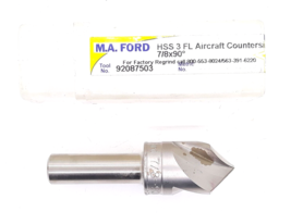 M.A. Ford FORDMAX® HSS 3 Flute Aircraft CounterSink 7/8 x 90° - £28.03 GBP