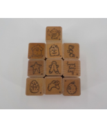 SET OF 10 HOLIDAY STAMPS HALLOWEEN &quot;BOO&quot; CHRISTMAS EASTER &quot;HAPPY BEAR DA... - £7.96 GBP