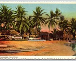 Beach View Nipa House Philippines UNP Unused WB Postcard K6 - $6.20