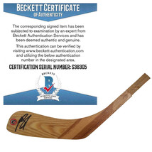 Mark Jankowski Calgary Flames Auto Hockey Stick Beckett Autographed COA Proof - £101.38 GBP
