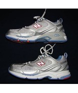 New Balance 758 Silver &amp; Blue Fit Walk Athletic Shoes Women&#39;s 6 1/2 B 6.... - £54.26 GBP