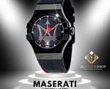 Maserati Analog Black Dial Men&#39;s Stainless Steel Quartz Watch-R8851108010 - £129.79 GBP