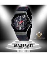 Maserati Analog Black Dial Men&#39;s Stainless Steel Quartz Watch-R8851108010 - £129.41 GBP