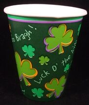 St. Patricks Day Party Cups (8) - Party Supplies - $1.55