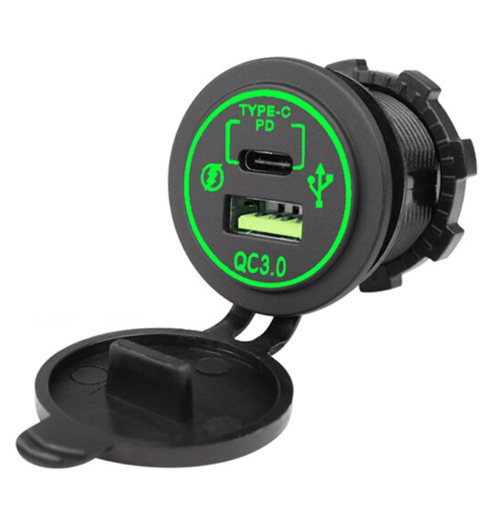 Add to Solar Generator: Waterproof USB QC 3.0 / USB-C PD to Solar Genera... - $8.00