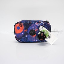 NWT Kipling AC8236 50 Pens Case Cosmetic Accessory Box Polyester Galaxy Illusion - £27.87 GBP