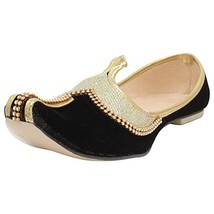 Mens Wedding Jutti Indian Mojari ethnic Khussa Flat Shoe US size 8-12 TO... - $32.13