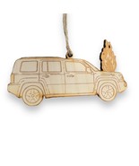 Ornament - Car on Fire - Raw Wood - $257.90 MXN