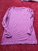 Ladies Smeng Wine Red Long Sleeved T-shirt XX-Large - $9.54