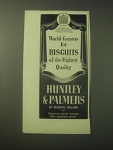 1948 Huntley &amp; Palmers Biscuits Ad - World-famous for Biscuits - £14.77 GBP