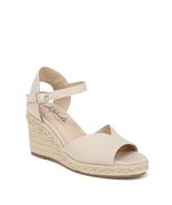 LifeStride Womens Tess Wedge Espadrille Sandals Black 10 W - $49.88