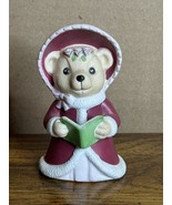 Christmas Caroling Caroler Porcelain Bear Figurine Russ Berrie 4” Knickk... - $15.00