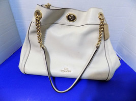 Coach 36855 Turnlock Edie in Pebble Leather Shoulder Bag Purse Handbags $395 - £89.95 GBP