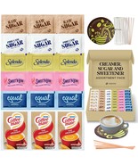 Coffee Creamer Powder Packets, Sugar and Sweetener Assortment Pack by TR... - $28.73 CAD+