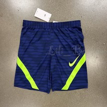 NWT Nike CW5850-492 Men&#39;s Dri-Fit Strike 21 Training Shorts Slim Fit Blue Size S - $26.95