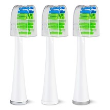  Replacement Contour Brush Heads 3 Toothbrush Heads White STWB 3WW B - £44.79 GBP