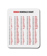 Roman Numerals Chart Mouse Pad - £15.06 GBP