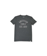 American Eagle Mens Dark Heather Gray EST 1977 Graphic Tee, M Medium 337... - $20.24 CAD