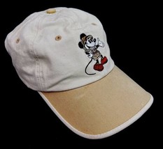 Disney Animal Kingdom Hat Cap Strapback Biege Mickey Mouse Walt Disney World - £7.90 GBP