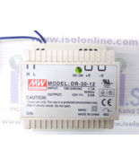 Mean Well DR-30-12 Industrial DIN Rail Power Supply  AC-DC Series DR-30 - $125.90 CAD