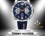 Tommy Hilfiger Herren-Armbanduhr, Quarz, blaues Silikonarmband, blaues... - $119.89