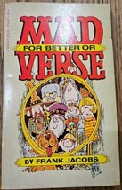 Mad For Better Or Verse Paperback Book by Frank Jacob&#39;s 1968 A Signet Book - $9.72