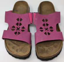 Birkenstock Betula Fame Slide Sandal Women&#39;s Size 39 8 Pink Cut Out Y2K ... - £44.53 GBP