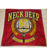 Neck Deep Wishful Thinking UK Generic Pop Punk ND Wall Flag Banner Hangi... - $29.99