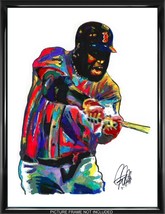 David Ortiz Big Papi Boston Red Sox Baseball Sports Poster Print Wall Art 18x24 - £20.62 GBP