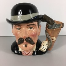 D6731 Doc Holliday Toby Mug Royal Doulton Character Jug The Wild West Gunfighter - £56.26 GBP