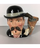 D6731 Doc Holliday Toby Mug Royal Doulton Character Jug The Wild West Gu... - £56.06 GBP