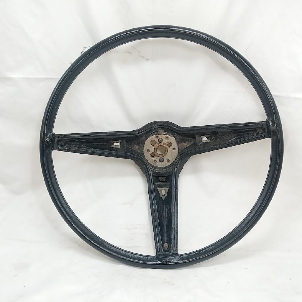 Pontiac 9753916 For 1970s 1980s Grand Prix Black 3 Spoke Steering Wheel OEM Used