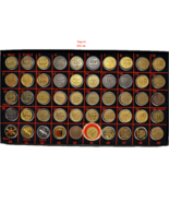 U.S. ARMY, ENLISTED, COLLAR DISKS, ASSORTED TIME PERIODS, TRAY 14 - $15.00