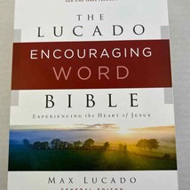 NKJV, Lucado Encouraging Word Bible, Leathersoft, Blue, - £33.99 GBP