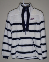 VINEYARD VINES Plush Teddy Supershep Fleece Marshmallow &amp; Deep Bay Size X-Small - £45.18 GBP