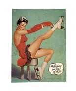 Vintage 1953 K.O. Munson Pin-Up Art Skater Cover Holiday On Ice Program ... - $19.35 CAD