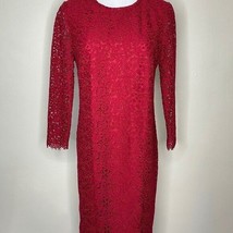 Boden Red Lace Dress Sz 4 Holiday Party - £27.94 GBP