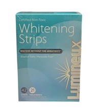 Lumineux Oral Essentials Teeth Whitening Strips 42 Strips 21 SEALED - $21.99