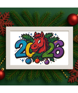 2026 Year of the Horse - Cross-stitch pattern PDF - Instant download - $5.00