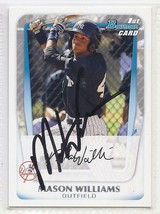 Mason Williams Signed Autographed Card 2011 Bowman Prospects - £7.71 GBP