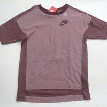 Nike Women Rally Plus Crew Shirt 728223 - Red Maroon 532 - Size M - NWT - £19.92 GBP